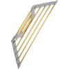 Snailhouse Scolapiatti arrotolabile a triangolo, in acciaio inox, pieghevole, organizer per lavello da cucina, organizer per spugna per angolo lavello, oro