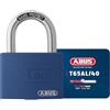 ABUS Lucchetto T65AL/40 myLOCK - Corpo in Alluminio, Livello 5 | Scrivibile con pennarello, ideale per armadietti scolastici e palestre - arco in acciaio con Nano Protect - 2 chiavi incluse