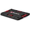Einhell Piastra di adattamento E-Case Original (max. 90 kg, impilabile, bloccabile, abbinabile a Einhell E-Case ed E-Case Half Size System, per conservazione e trasporto)