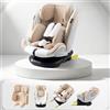 GLOKID seggiolino auto Isofix 360°Girevole Seggiolino Auto 0-36 Kg Gruppo 0/1/2/3, Regolabile in Altezza、BIANCO