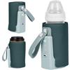 LIONELO Thermup Go Plus Scaldabiberon Portatile con Batteria Integrata | Mantiene Caldi i Liquidi, 5 Temperature da 38 a 50°C, Ricarica USB, Autonomia fino a 8 Ore, Silenzioso e Display LCD