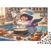 FBFNIOPZUYAw Cucina Scena di Cucina Puzzle per Adulti Puzzle 1000 Pezzi Preparazione Cibo Relax Puzzle per Famiglia 70x50cm/1000pcs