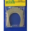 Krea Modellismo Tunnel - Portale 1 binario per plastico o diorama pezzi 2 scala N 1:160