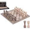 Marble Range Set di scacchi in marmo per adulti, 30,5 cm, gioco da tavolo | Oceanic & Verona, 2 regine extra, 32 pezzi degli scacchi, 1 scatola portaoggetti, fatto a mano, venature in marmo naturale