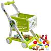 Generic 31 Pezzi Carrello Spesa Giocattolo Bambini Trolley Gioco Supermercato Cibo Finto Realistico in Pp Adatto a Regalo Arredamento Cameretta Organizz