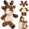 LUKIUP Peluche Che Corre, 45cm Pupazzo Che Corre, Pupazzo Che Cammina | Cervo Che Corre Peluche, Sprint Peluche, Ideale Decorazione e Regalo per Adulti Feste e Compleanni