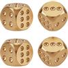 OLYCRAFT Set di 4 pezzi in ottone massiccio 1,5 cm accessori Mahjong da | Materiale in ottone, accessori mahjong ufficio, per forniture decorazione spettacolo tavolo scrivania