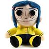Kidrobot Coraline Phunny Plush Figure Button Eyes Coraline 18 cm Peluches