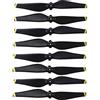 ZYGY 8pezzi Nero Mavic Air Quadricottero Pale a sgancio rapido dell'elica per 5332S Drone Positivo e Negativo Paddle