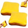 Ajuanbazha Squishy Brot Toast Squishy Slow-Rebound - Stampo per pane antistress, morbido, set da 2 pezzi, per rilassarsi sulla scrivania per adulti
