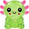 SUYORIR Giocattolo antistress Axolotl Squishy, morbido fidget toy in TPR da spremere per bambini e adulti, palla sensoriale Axolotl per ansia, concentrazione e feste.