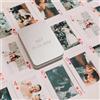 Chu6an6d 54PCS carte da gioco personalizzate con foto, nome Cutsom & data | Carte da gioco personalizzate per libro degli ospiti, alternativa per giovani coppie, regalo per matrimoni, anniversari