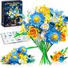 Soyee Starry Night - Set di fiori fai da te, compatibile con i fiori Lego, giocattolo creativo per ragazze e donne, decorazione per casa e ufficio, compleanno