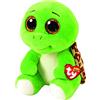 Ty - Peluche - Beanie Boos - Tartaruga - Turbo - Verde - Peluche con occhioni glitter dorati - Il morbido peluche con gli occhi grandi scintillanti - 15 Cm - 36392, 2009293