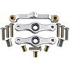 GPM Tamiya TT-01 Aggiornamento Parti Aluminium Steering Assembly with Bearings - 1 Set Silver