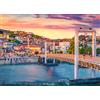HUADADA Puzzle da 1000 Pezzi per Adulti - Puzzle Impossible, Regalo di Abilità, Intelligente, Colorato Con Motivo Città di Consulenza