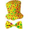 W WIDMANN MILANO Party Fashion Widmann - cappello a cilindro clown, cappello, circo, accessorio, costume, carnevale