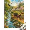 FBFNIOPZUYAw 1000 Pezzi Mini Puzzle per Adulti Fiume Cavallo Fattoria Idea Regalo | 52x38cm Cartone Amanti Puzzle Rilassante Gioco Di Puzzle Fatto A Mano Regalo Di Compleanno Decor Soggiorno