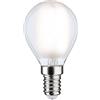 Paulmann Lampadina a filamento LED Paulmann a goccia E14 6,5 W 4000 K opaca | Tecnologia LED efficiente, Temperatura del colore 4.000 K, Eye Friendly, per lampade E14