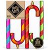 Holly & Jolly - Decorazioni per l'albero di Natale Mille Fiori, 4 pezzi | Decorazioni natalizie in plastica per l'albero di Natale, ca. 14 cm, bastoncini di zucchero in 5 colori, con glitter