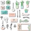 Toga Chipboard Forme Tagliate, Cartone, Multicolore, 11 x 14,5 x 1 cm