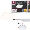 Paulmann Plafoniera da incasso a LED Paulmann VariFit Veluna 4,5 W 3000 K Satinato | Plafoniera da incasso per soffitto e parete, IP44, luce Bianco caldo, 360 lm, installazione flessibile