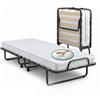 Generico Brandina Letto Pieghevole 90x200 cm XL,con Materasso Memory Foam 90x200 cm XL - MADE IN ITALY