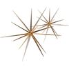com-four® 2X Stella di Natale da Appendere, Stella Decorativa Piccola | Stella per la decorazione di Capodanno - matrimonio - festa