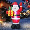 Mocoli 150CM Babbo Natale Gonfiabile, Natale Gonfiabile All'aperto Babbo Natale Decorazione Natalizia con Luce LED Gigante Gonfiabile Babbo Natale Festa Natale Gonfiabile All'aperto Decorazioni Giardino