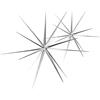com-four® 2X Stella di Natale da Appendere, Stella Decorativa Piccola | Stella per la decorazione di Capodanno - matrimonio - festa