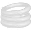 Hemobllo 3 Pezzi Anello di Polistirolo Bianco per Ghirlande Fai da Te 25cm | Ghirlanda Polistirolo 25cm, Decori in Polistirolo per Crafting, Schiuma di Polistirolo Leggera e Versatile