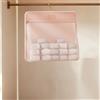 Generic Portaoggetti per letto dormitorio da appendere all'armadio, colore rosa: 1 | Organizer da appendere per armadio, 1/2/3 ripiani, in tessuto, per biancheria intima e calzini