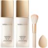 KneeFlex Miraglow Fondotinta Adattivo Over 50-30ml, Sicuro Per Tutti I Tipi Di Pelle | Miraglow Fondotinta Bianco, SPF 30+, Cambio colore smart auto-adattante, Traspirante&Idratazione Con Pennello+Spugna Inclusi