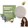 JIAOY Sapone per shampoo al rosmarino - Solido sapone per shampoo biotina per la crescita e il rafforzamento dei capelli, sapone per capelli biologico per donne e uomini, sapone solido per la pulizia e