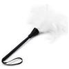 TRQOYTU Piuma Solletico Vera Piuma Sesso Sculacciata Amore Piuma Clitoride Raccolto SM Frusta Erotico Flogger Flirtare Tickler Paddle Gioco Di Ruolo Erotico Giocattoli Sessuali Per Coppie Adulti