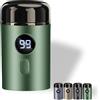 Nisone Mini Rasoio Elettrico da Uomo, Rasoio per Zona Intima, Lavabile, Senza Fili, USB, per Viaggio, Verde