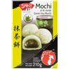 Generico Mochi al Tè Verde 210g | Biyori Dolcetti di Giapponese Riso Glutinoso con Ripieno al Tè Verde - 6 Pezzi da 35g