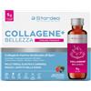 STARDEA Srl Collagene Marino Da Bere - Acido Ialuronico, Biotina - 8 Flaconcini STARDEA | 5 g Di Collagene Idrolizzato Con Vitamina C, Zinco E Niacina - Integratore Bellezza Pronto Da Bere