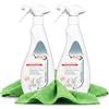 Generico Detergente Spray Vetri e Superfici Multiuso wexor 2x 750 ml + panno | Profumo Narciso Blu e Fiori di Ninfea, formula senza aloni, 1 panno in microfibra, spray no-gas
