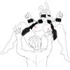 YangShion Set BDSM Manette Benda Tessuto Ad Alta Densità Per Coppia | Regolabile kit bondagerie per coppie materiale tessile forte e affidabile morbido peluche interno anti sfregamento hot