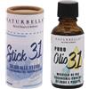 Gisa Wellness Combo: Puro Olio 31 Concentrato (31 Oli Essenziali Puri) + Stick 31 Balsamico Tascabile Solido. Ideale per Diffusione, Massaggio e Sollievo Naso Chiuso