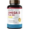 Bumjazz Omega-3 Softgel 240 unità Confezione Olio di Pesce 2000mg per la Salute del Cuore e del Cervello con EPA e DHA