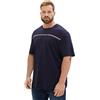Tom Tailor 1039969 T-Shirt Taglie Forti da con Stampa a Righe e Logo Uomo (Pacco da 1)