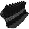Skechers 8-pack Work Collection High Quarter Crew Socks, Extra Cushion & Mesh Ventilation Calzini Uomo