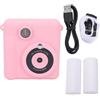 Dilwe Camera di Stampa Istantanea per Bambini, Fotocamera per Bambini a Doppia Lente HD con Batteria LI da 1200 MAh