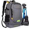 YUHAN Oxford Large Capacity Multi-function Waterproof Anti-shock SLR/DSLR Gadget Camera Bag Professional Gear Photography Travel Backpack Rucksack