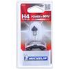 MICHELIN 8724 Lampada Auto, Power +80%, 1 H4, 12 V, 60/55 W