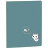 EXACOMPTA - Rif. 2105033E - 1 Notebook Cute Friends a righe, 15 x 21 cm, motivo: gatto