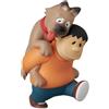 Medicom Toy Figura Ultra Detail No.877 UDF Fujiko F Fujio Works Gian & Muku JAPAN