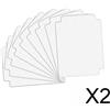 2x 10x Divisori per Carte Collezionabili Divisori per Pagine di Carte Divisori